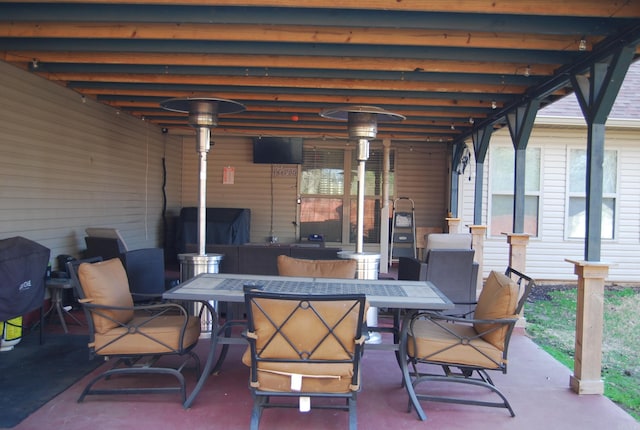 view of patio / terrace with outdoor dining space