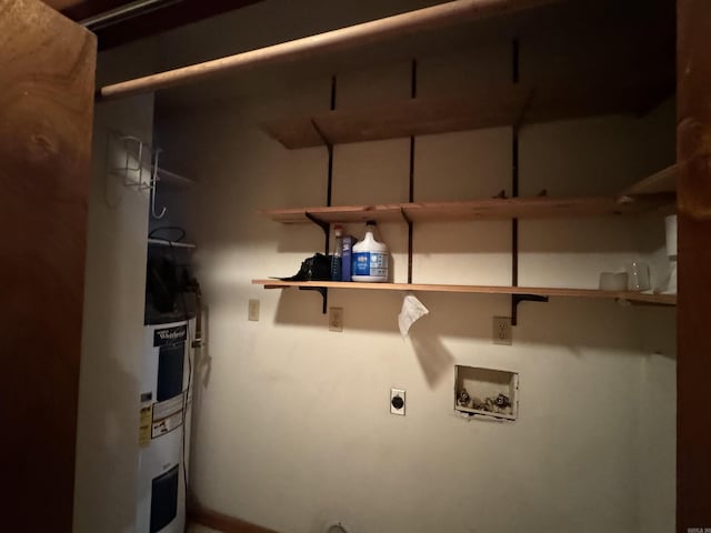 laundry room featuring washer hookup, laundry area, and electric dryer hookup