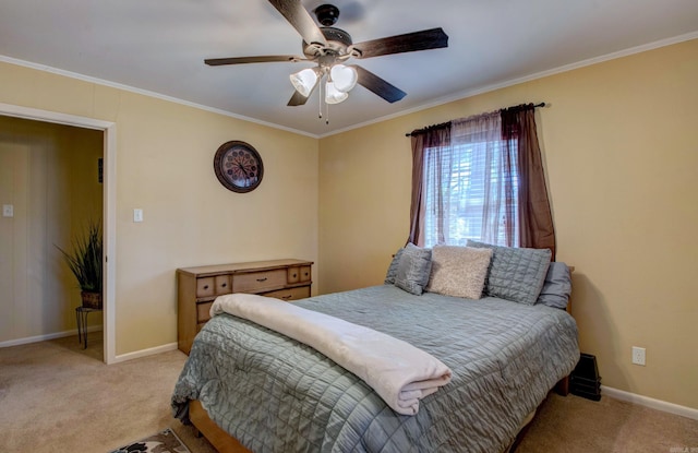 106 Pine Forest Ln, Fordyce, AR 71742 - bedroom with ornamental molding and light carpet