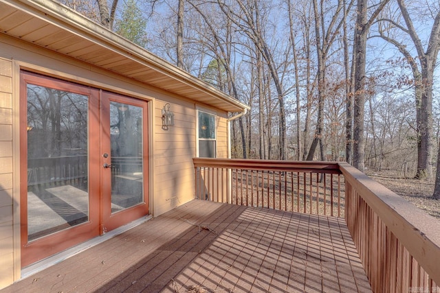 view of deck
