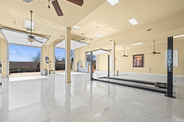 1601 Marion Anderson Rd, Hot Springs, AR 71913 - interior space featuring visible vents and a ceiling fan