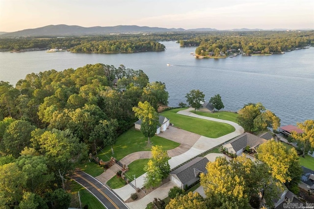 1601 Marion Anderson Rd, Hot Springs, AR 71913 - aerial view featuring a water view