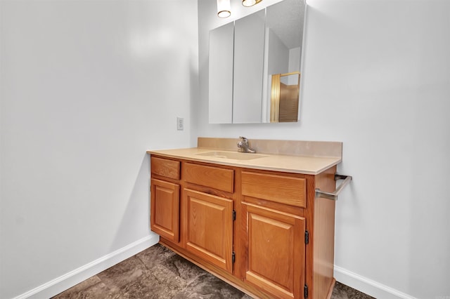 120 Lisa Blvd, Greers Ferry, AR 72067 - bathroom with vanity and baseboards