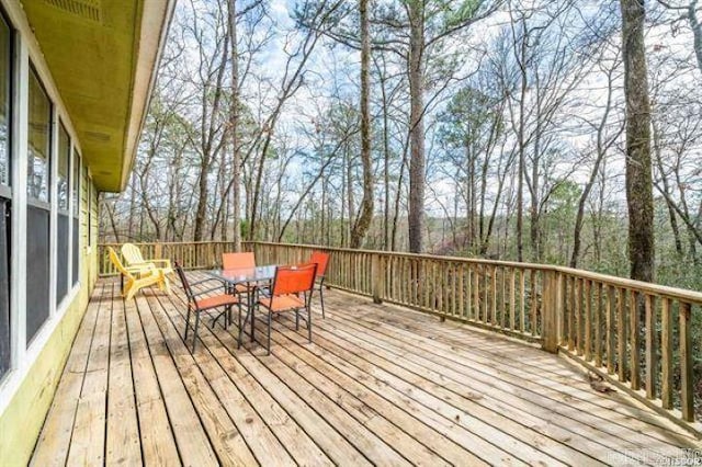 103 River Bend Rd, Hot Springs, AR 71913 - deck featuring outdoor dining area