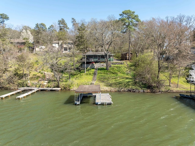 205 Ledgerock, Hot Springs, AR 71913 - dock area with a water view