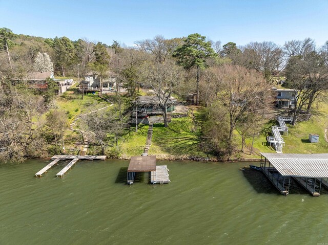 205 Ledgerock, Hot Springs, AR 71913 - dock area with a water view