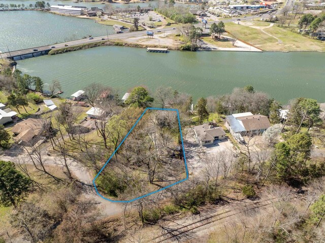 205 Ledgerock, Hot Springs, AR 71913 - birds eye view of property featuring a water view