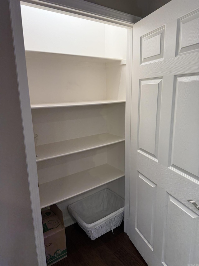 view of pantry