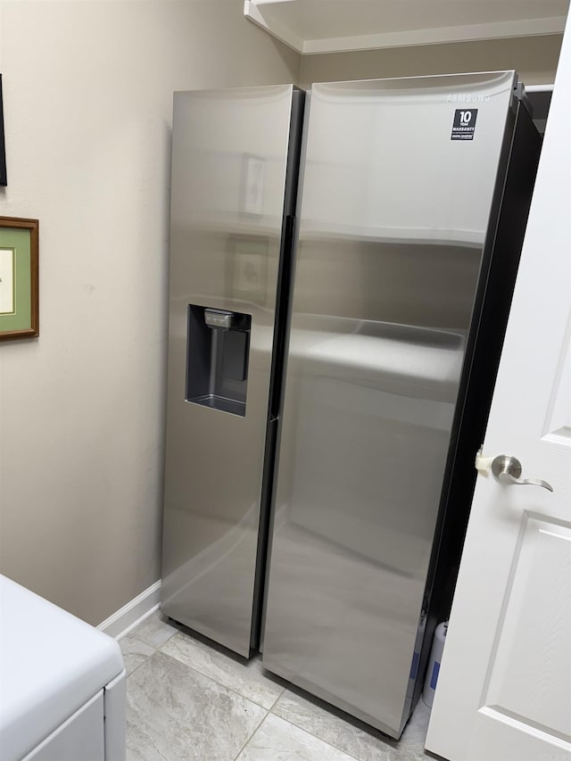 bathroom featuring baseboards