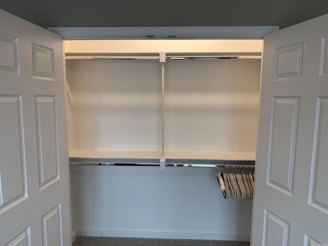 view of closet