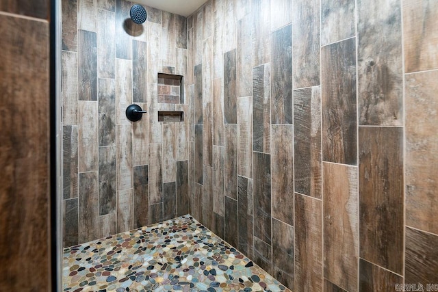 344 Rockwood Ln, Clinton, AR 72031 - full bath with tiled shower