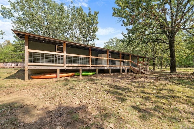 344 Rockwood Ln, Clinton, AR 72031 - view of back of property