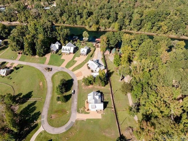 41 Rivers Edge Cv, Heber Springs, AR 72543 - bird's eye view with a forest view