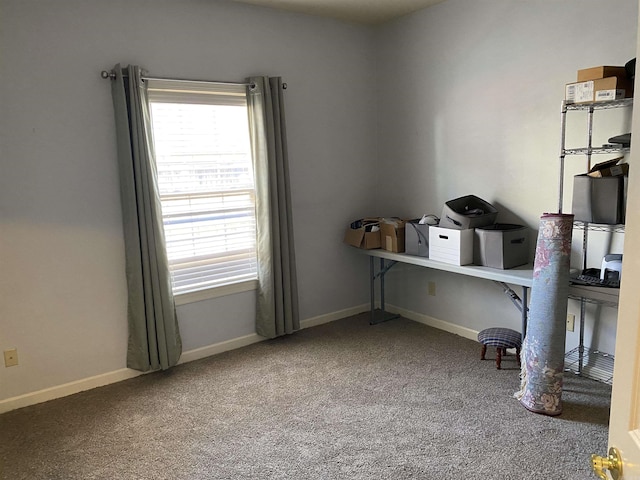 12706 Meadows Edge Ln, Little Rock, AR 72211 - unfurnished office featuring baseboards and carpet flooring