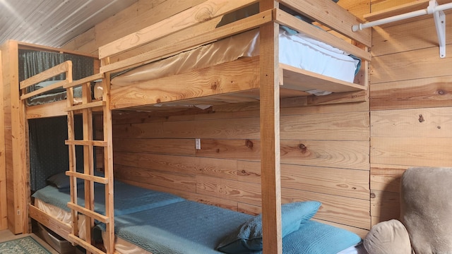 44 Duncan Ln, Story, AR 71970 - bedroom featuring wooden walls