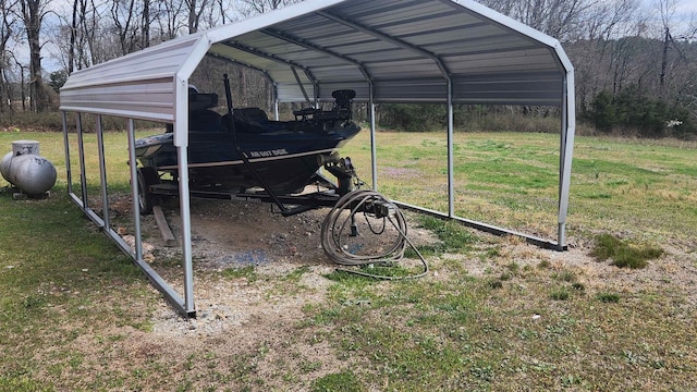 44 Duncan Ln, Story, AR 71970 - view of car parking with a carport