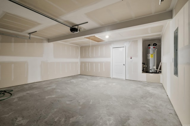 11089 River Valley Dr, Hensley, AR 72065 - garage with water heater