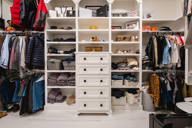 18 Ensbury Pl, Little Rock, AR 72223 - spacious closet featuring tile patterned floors
