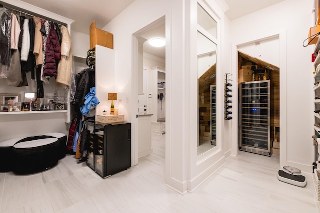 18 Ensbury Pl, Little Rock, AR 72223 - interior space with wine cooler
