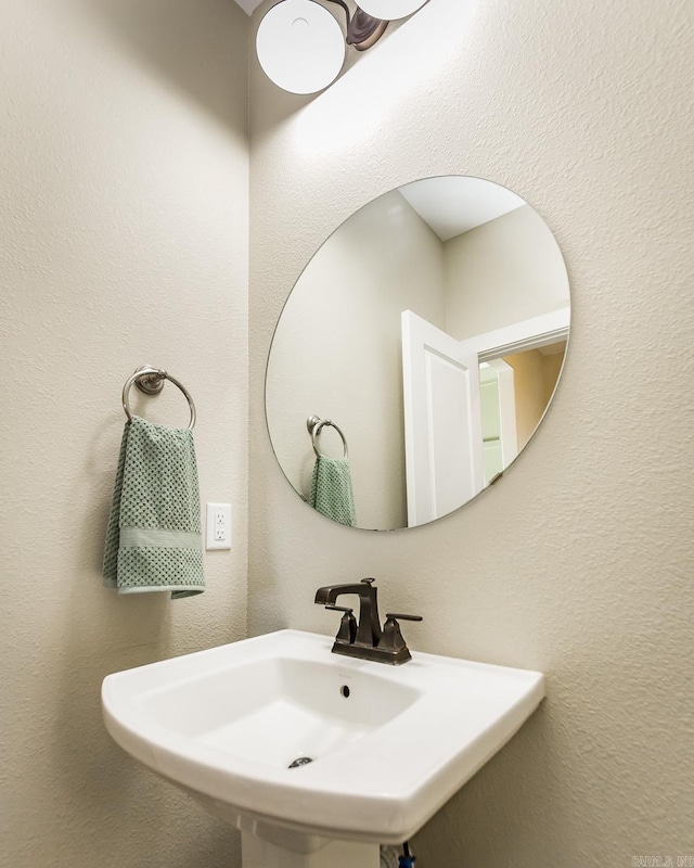 bathroom with a sink