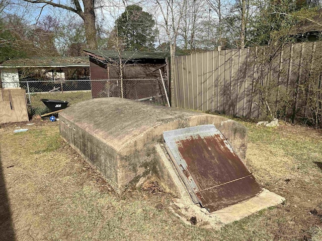 206 W High St, Sheridan, AR 72150 - view of storm shelter