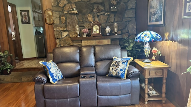 164 Polk Road 714, Mena, AR 71953 - living room with wood finished floors