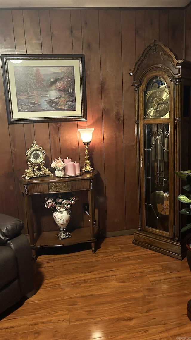 164 Polk Road 714, Mena, AR 71953 - details featuring wooden walls and wood finished floors