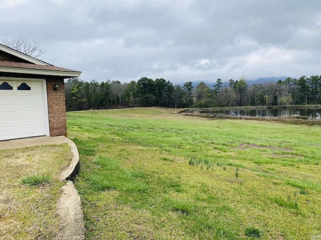164 Polk Road 714, Mena, AR 71953 - view of yard with a water view and a forest view