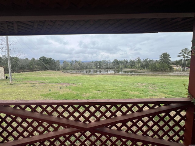 164 Polk Road 714, Mena, AR 71953 - view of yard featuring a water view