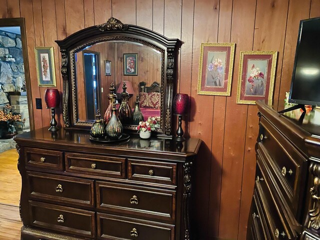 164 Polk Rd Unit 714, Mena, AR 71953 - room details with wood walls