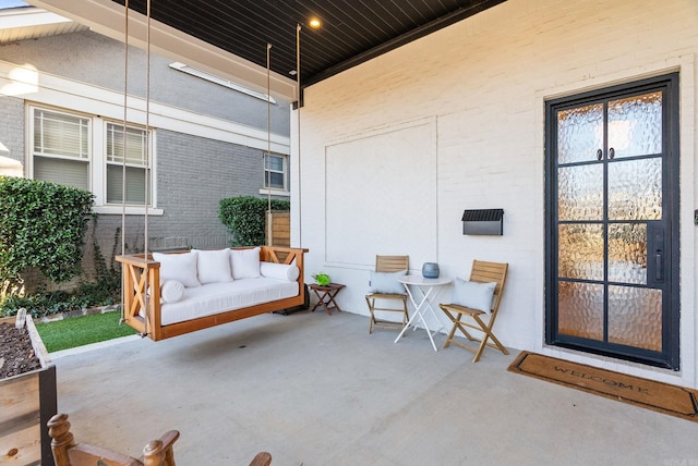 5204 Stonewall Rd, Little Rock, AR 72207 - view of patio / terrace featuring an outdoor hangout area