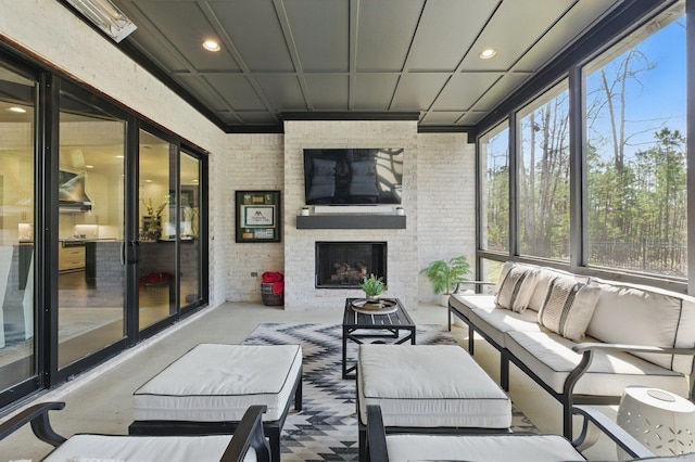125 Hallen Ln, Little Rock, AR 72223 - view of sunroom