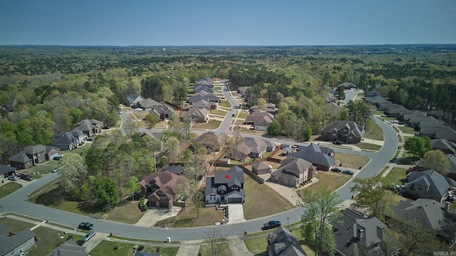 9 Marchwood Cv, Little Rock, AR 72210 - birds eye view of property featuring a residential view and a view of trees