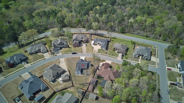 9 Marchwood Cv, Little Rock, AR 72210 - drone / aerial view with a residential view and a forest view