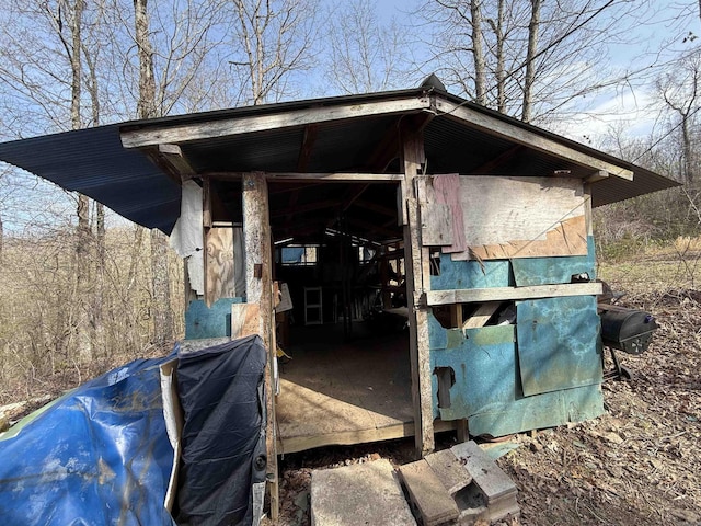 150 Woopsie Dr, Leslie, AR 72645 - view of outbuilding featuring an outdoor structure