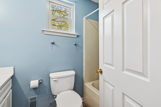 3613 Northlake Rd, Alexander, AR 72002 - bathroom with visible vents, toilet, and vanity