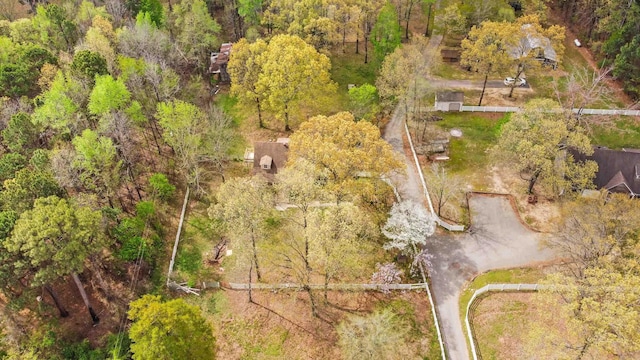 3613 Northlake Rd, Alexander, AR 72002 - birds eye view of property with a forest view
