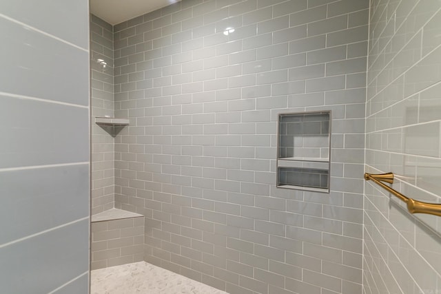 411 Sienna Lake Dr, Little Rock, AR 72210 - bathroom with a tile shower