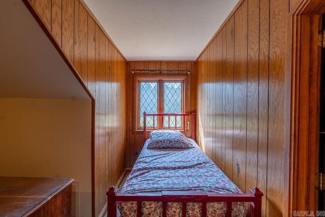 1110 Huntington Pl, Heber Springs, AR 72543 - bedroom featuring wooden walls and visible vents