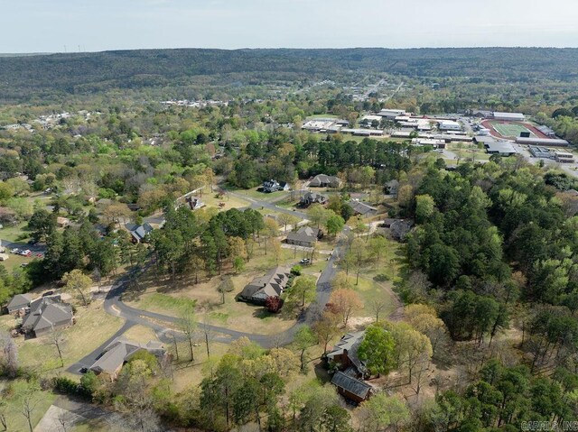 1110 Huntington Pl, Heber Springs, AR 72543 - birds eye view of property featuring a forest view
