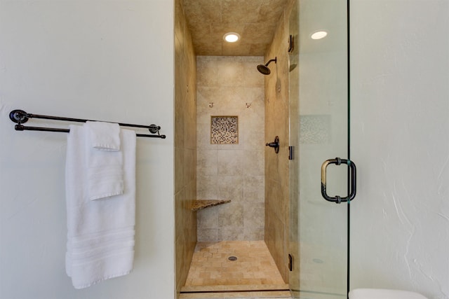 101 Long Island Dr Unit 605, Hot Springs, AR 71913 - bathroom featuring a shower stall and toilet