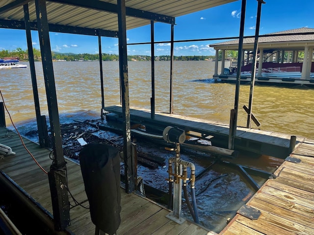 101 Long Island Dr Unit 605, Hot Springs, AR 71913 - view of dock with a water view and boat lift