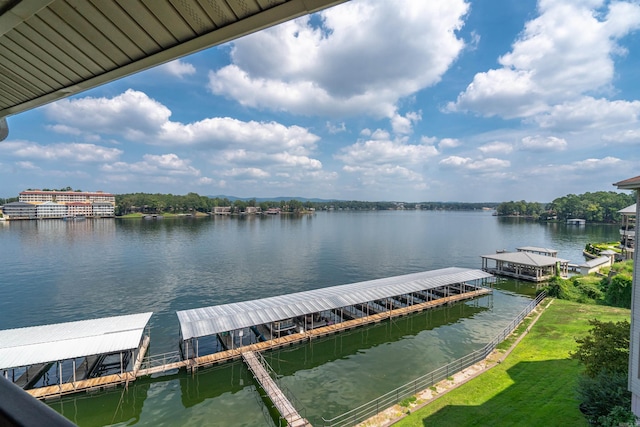 101 Long Island Dr Unit 605, Hot Springs, AR 71913 - view of dock with a water view