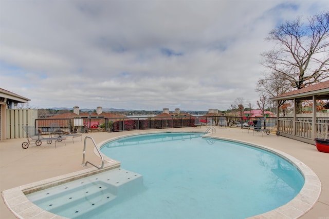 101 Long Island Dr Unit 605, Hot Springs, AR 71913 - pool featuring a patio area and fence