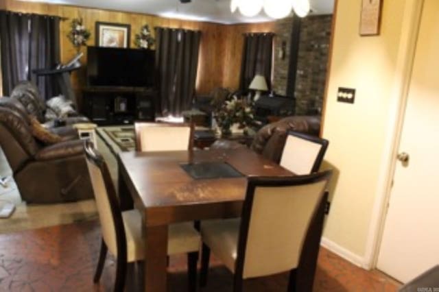 view of dining area