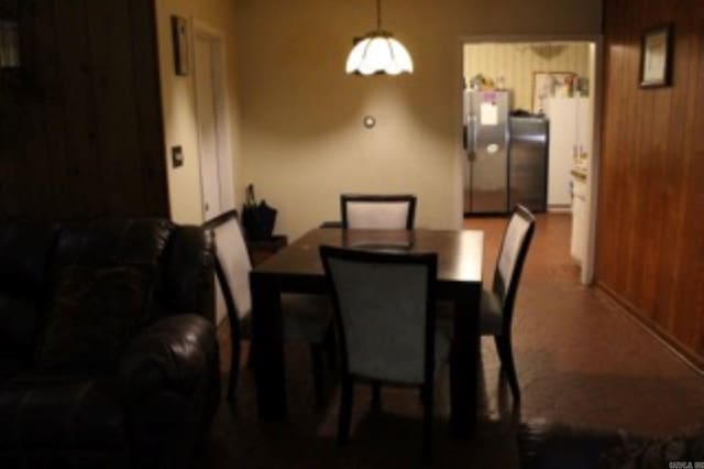 view of dining area
