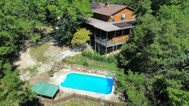 bird's eye view