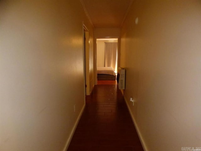302 Veranda, Pearcy, AR 71964 - hall featuring baseboards and dark wood finished floors