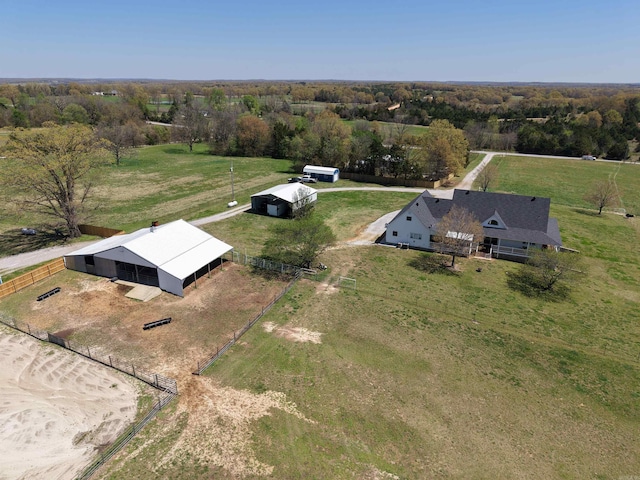 2832 Lacrosse Rd, Melbourne, AR 72556 - bird's eye view with a rural view