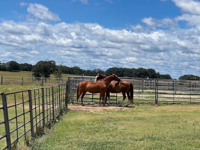 2832 Lacrosse Rd, Melbourne, AR 72556 - view of stable with a rural view